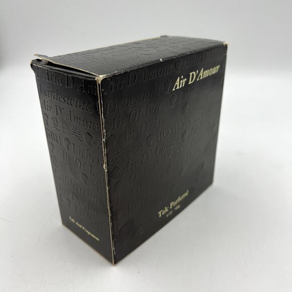 Air d'Amour Dusting Powder Black Case 6oz New Vintage 80s - Picture 6 of 6